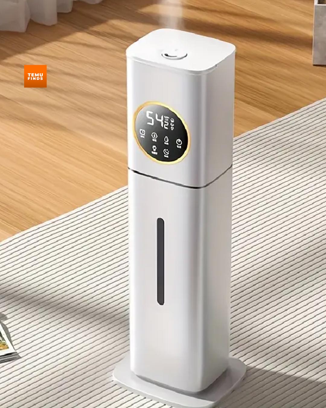 Large Room Humidifier with Timer & Essential Oil Diffuser